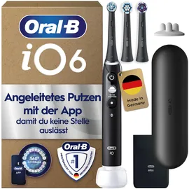 Oral-B iO Series 6 black lava + Reiseetui + Aufsteckbürste 3 St.