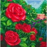 Craft Buddy CAK-TK1M - Crystal Art, Perfect Red Rose, Thomas Kinkade Kit, 30x30cm