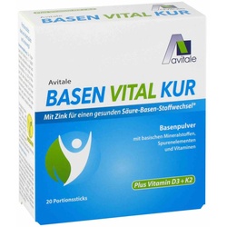 Basen Vital KUR plus Vitamin D3+K2 Pulver 20 St