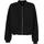 URBAN CLASSICS Bomberjacke URBAN CLASSICS "Urban Classics Ladies Structured Bomber Jacket", Damen, Gr. 5XL, schwarz, 100% Polyester, unifarben, normal, amerikanischer Ausschnitt, Jacken Bomberjacke