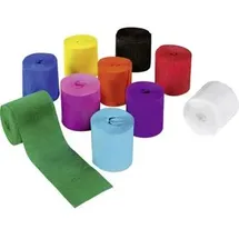 Folia Krepppapier sortiert 5cm x 10m 32 g/m2 10 Rollen
