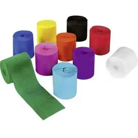 Folia Krepppapier sortiert 5cm x 10m 32 g/m2 10 Rollen