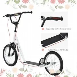 Homcom Kinderscooter weiß