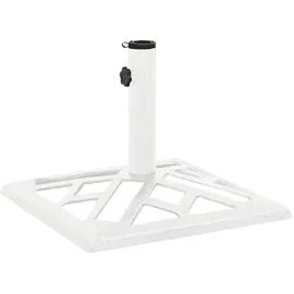 vidaXL Schirmständer Gusseisen 44 x 44 x 31 cm Weiß
