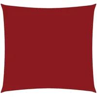 VidaXL Sonnensegel Oxford-Gewebe Quadratisch 5x5 m Rot