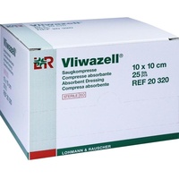 Lohmann & Rauscher VLIWAZELL Saugkompressen 10x10 cm steril
