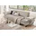 W.Schillig Couch Leder 2-Sitzer Beige