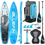 Bluefin Cruise 12 Aufpumpbares Paddleboard| SUP-Board für Erwachsene| Bluefin Cruise 12 SUP| Tragbar & Reisesicher | Paddleboard-Paket| Inklusive Paddleboard-Zubehör