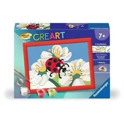 Ravensburger Creart Malen nach Zahlen 239900 Marienkäfer ab 7 Jahren