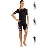 Cressi Playa Lady Shorty Wetsuit 2.5 mm - Kurzer Neoprenanzug für Damen aus hochelastischem Neopren 2.5mm, Verschiedene Farben