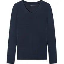 SCHIESSER Mix+Relax Pyjama-Shirt Blau 44