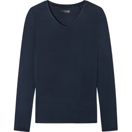 SCHIESSER Mix+Relax Pyjama-Shirt Blau 44