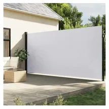vidaXL Seitenmarkise 200 x 600 cm Weiß Polyester