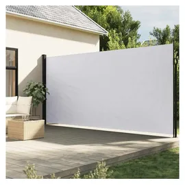 vidaXL Seitenmarkise 200 x 600 cm Weiß Polyester