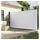 vidaXL Seitenmarkise 200 x 600 cm Weiß Polyester