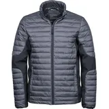 Tee Jays 9626 | Herren Crossover Softshell Jacke - Farbe: Space Grey/Black - Größe: M - Grün - M