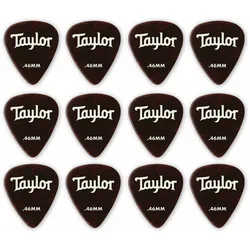 Taylor Celluloid 12er Pack Plektren TortShell 0,46