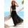 LASCANA 2-in-1-Kleid Spitzenkleid Schwarz 40