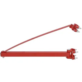 vidaXL Seilwinde Stahl 1000 kg rot