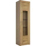 vogl möbelfabrik Vitrine Toronto 52 x 42 x 191 cm Braun
