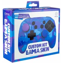 blade gaming Blade Switch Pro Controller Custom Kit Llama Skin Controller Blau Nintendo Switch