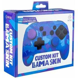 blade gaming Blade Switch Pro Controller Custom Kit Llama Skin Controller Blau Nintendo Switch