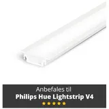 1 pcAluminum Profile - Model G for Philips Hue and Lifx - White - 1m