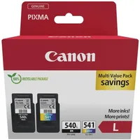 Canon PG-540L schwarz + CL-541 CMY