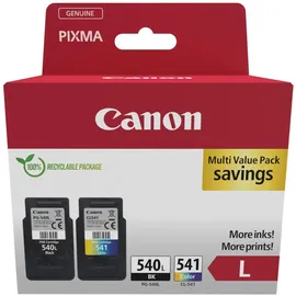 Canon PG-540L schwarz + CL-541 CMY
