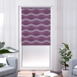 K-HOME Doppelrollo Welle 35 x 150 cm rot