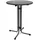 Beautissu Stehtisch Ø 80 cm klappbar Grau