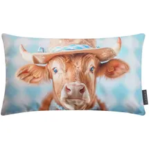 Magma Heimtex Kissenbezug Liesel 30 x 50 cm Hellblau