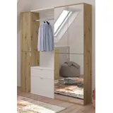 inn.furn Line-Up Garderoben-Set 152 x 0 x 0 weiß