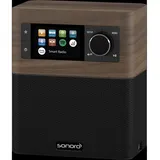 Sonoro Stream Internetradio, DAB, FM, Bluetooth, WLAN, Radio, Schwarz,