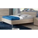 Futonbett Easy Beds B Bett Doppelbett 180x200 in Eiche Sägerau