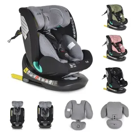 Cangaroo i-Size Kindersitz Quill (40-150cm) Gruppe 0/1/2/3, Isofix, 360° drehbar grau