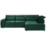 switch Ecksofa  Colombo ¦ grün ¦ Maße (cm): B: 296 H: 103 T: 227