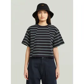 G-Star A Line Stripe Boxy T-Shirt - Mehrfarbig - Damen, - L,