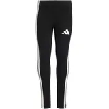 adidas Leggings sportlicher Schnitt schwarz/weiß 122