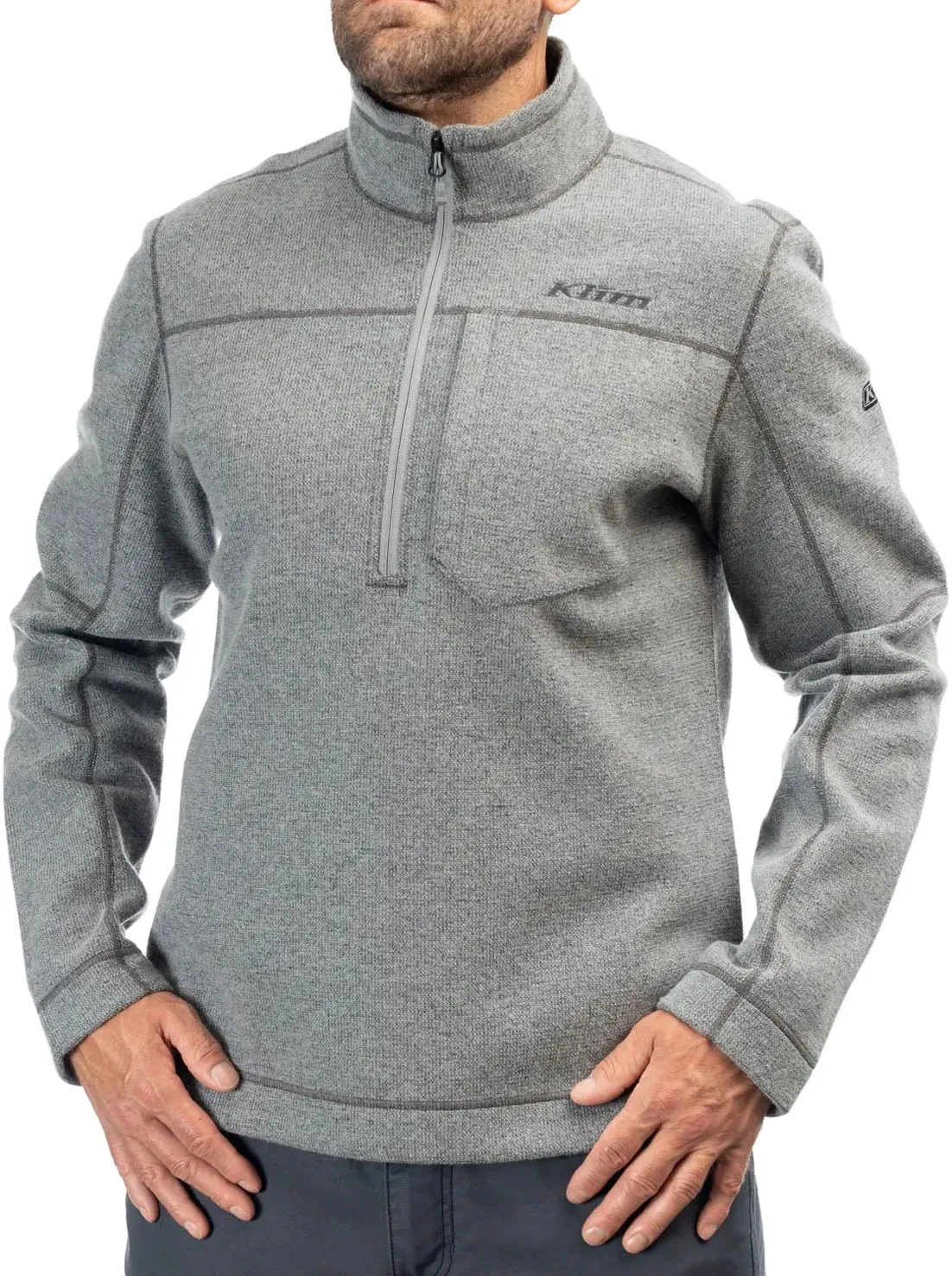 Klim Bighorn Canyon, pull-over - Gris Clair - S