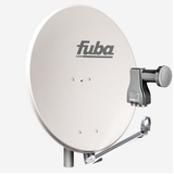 Fuba DAL 808 G Sat Anlage Antenne Schüssel Spiegel Octo LNB DEK 817 8 Teilnehmer Alu Sat-Schüssel/Sat-Spiegel Grau - Fuba DEK 817 Octo LNB für