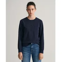 GANT Tonal Archive Shield Sweatshirt Evening Blue L