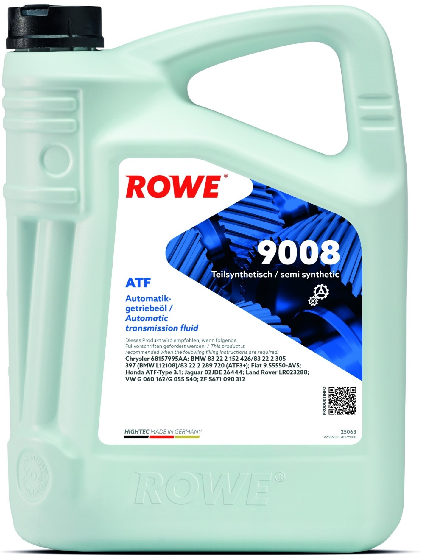 ROWE HIGHTEC ATF 9008 (25063) Teilsynthetiköl 5L (25063-0050-99)