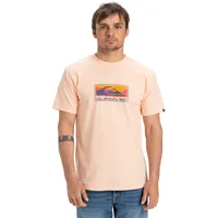 QUIKSILVER Ev Gradient Box Kurzarm-t-shirt - Peach Parfait -