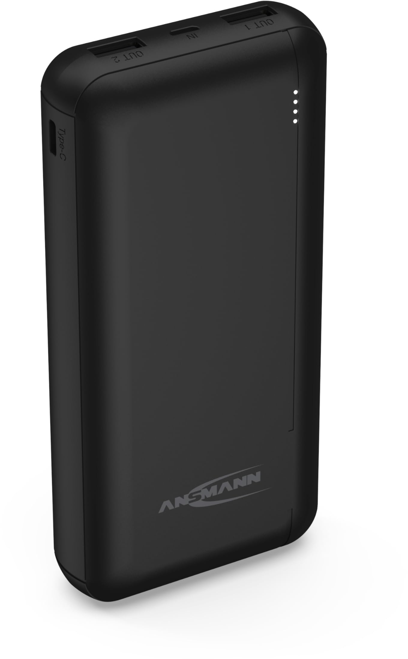 ANSMANN Powerbank 20000mAh – 2-Port Power Bank mit LED Statusanzeige - externer Akku mit 2.1A, tragbares Ladegerät kompatibel mit Apple iPhone, iPad, Samsung, Huawei, Xiaomi, etc