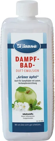 Finnsa Dampfbad-Duftemulsion - Grüner Apfel - 1L