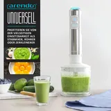 Arendo Stabmixer Set mit DC Motor - inkl. 800 ml Messbecher + Schneebesen