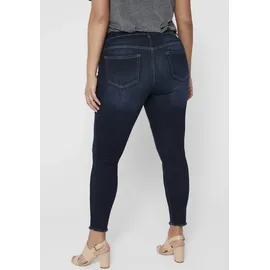 ONLY CARMAKOMA Only Carwilly Reg Sk Ank Raw Rea4342noos (15212253) Dark Blue Denim,