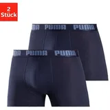 Puma Basic Boxershorts navy S 2er Pack