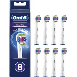 Oral-B 3D White Aufsteckbürsten Cleanmaximiser Technologie 8 St.